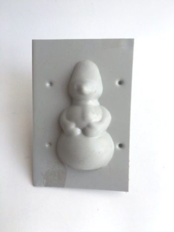 Форма для свечи снеговик